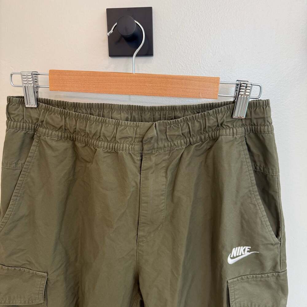 Nike Sportswear Men's Unlined Woven Utility Cargo Pants Olive Green - Picture 5 of 6